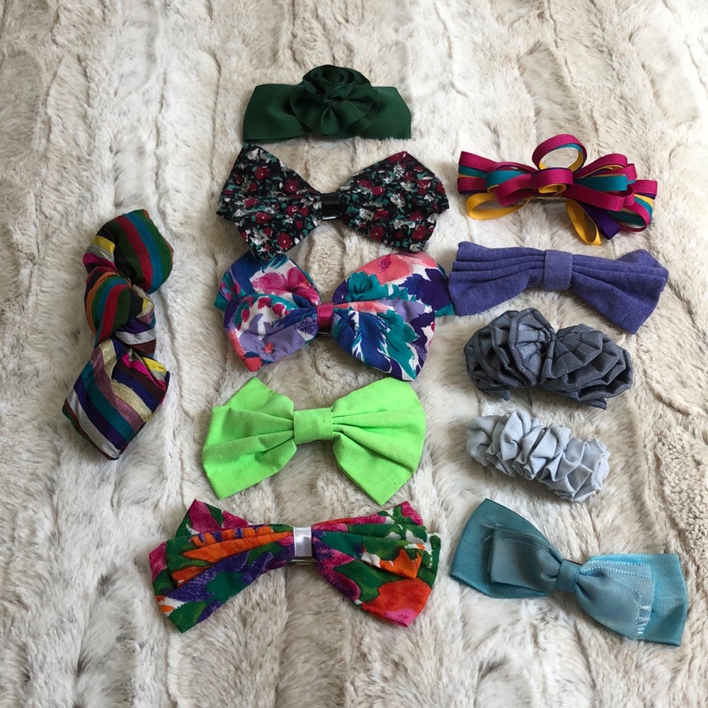 Collection of hair bows